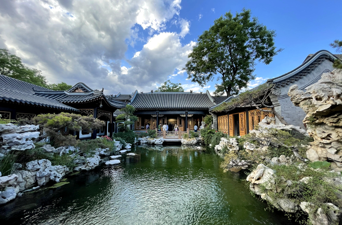 古典园林里的“天象”山水：泰祥洲作品南池子168体育 168体育官网美术馆展出(图8)
