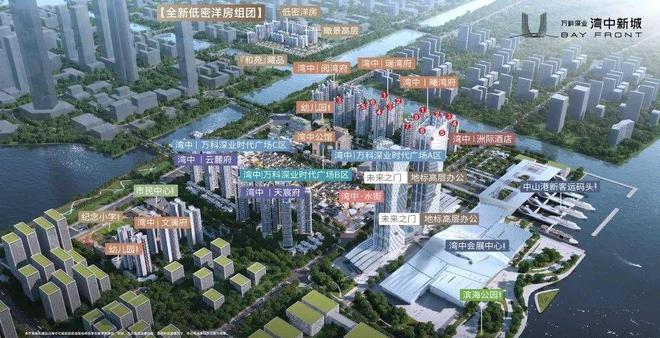 168体育 168体育官网【官网】中山【万科湾中新城】售楼处电话—地址位置—售楼中心(图3)